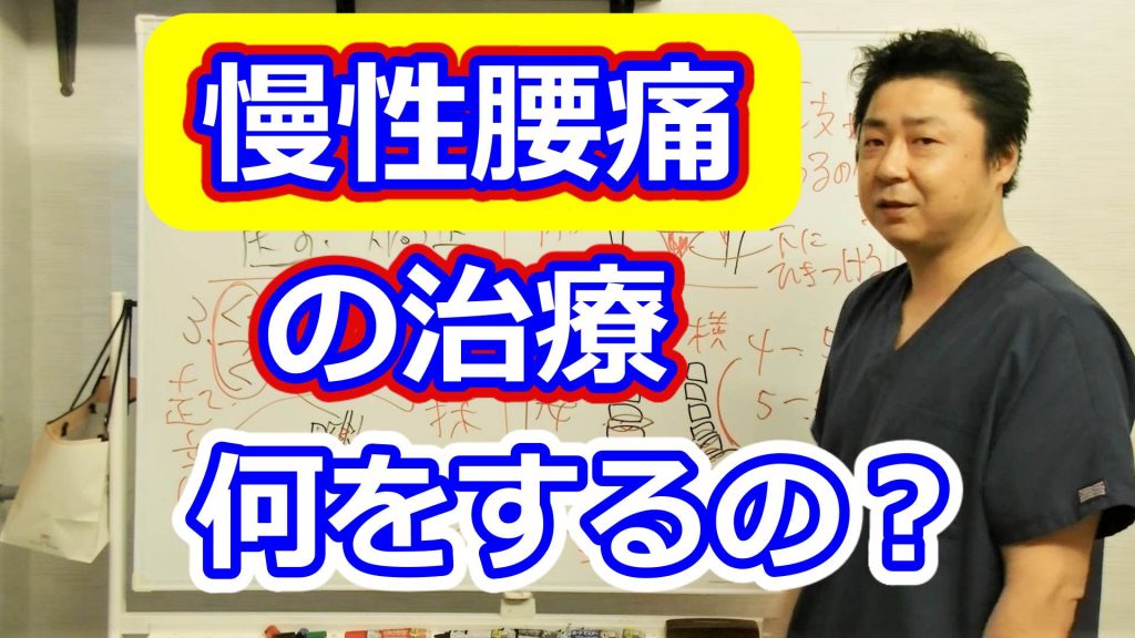 慢性腰痛の治療/骨格治療整体/金の指銀の指整骨院