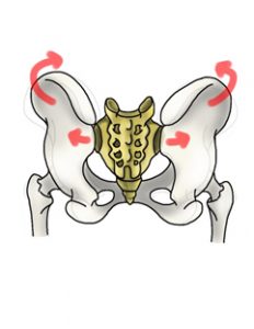 骨盤が開くということの説明